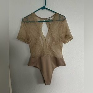 NWT sheer body suit